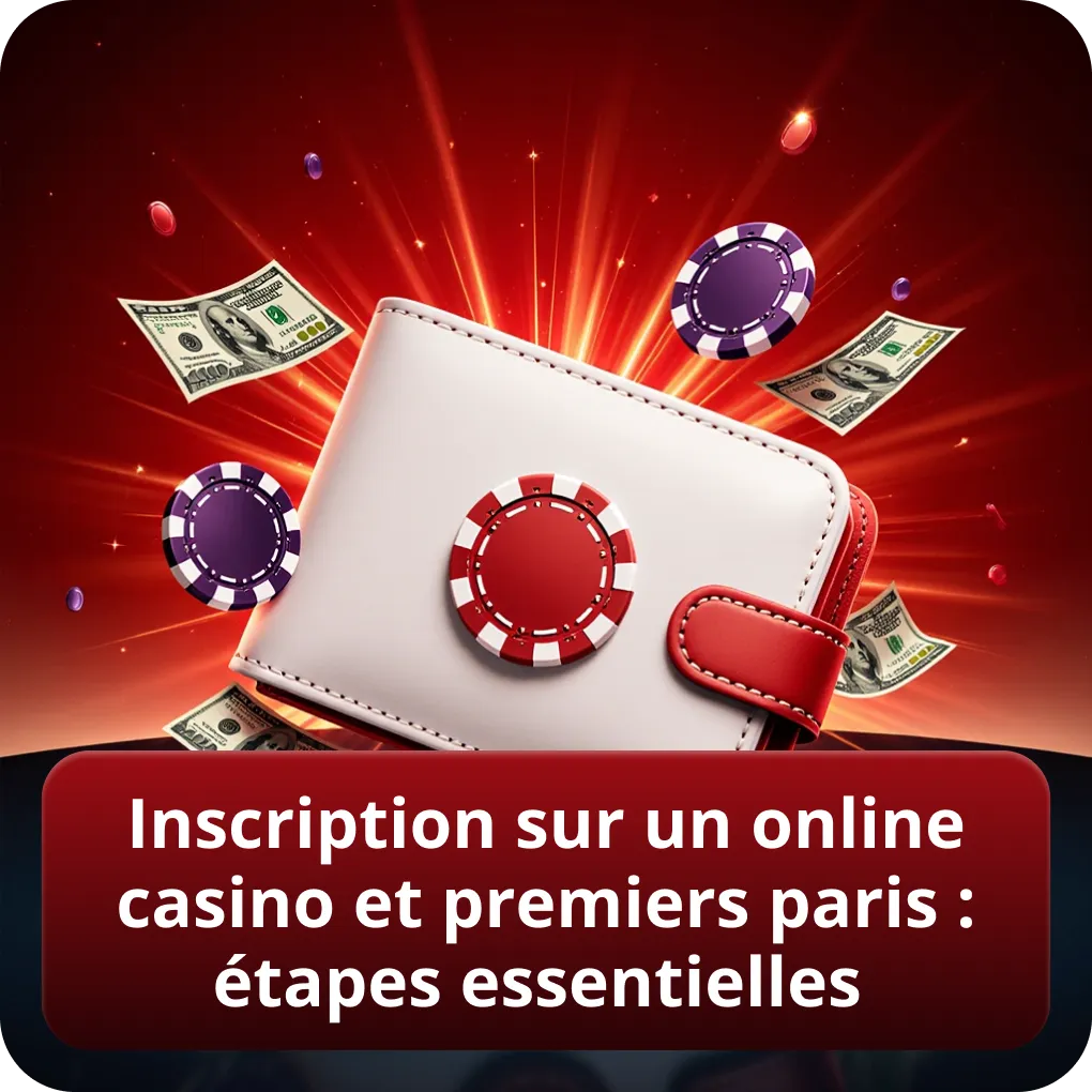 Inscription sur un online casino et premiers paris : étapes essentielles