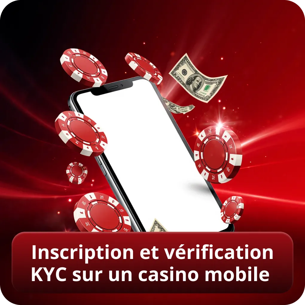 Inscription et vérification KYC sur un casino mobile