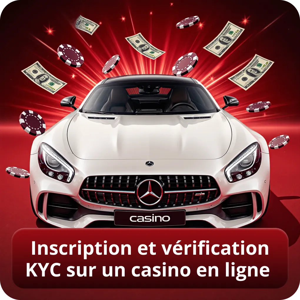 Inscription et vérification KYC sur un casino en ligne